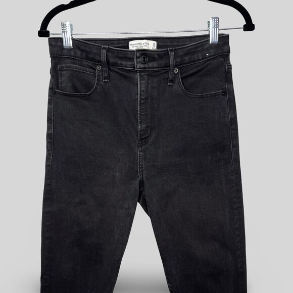 Abercrombie & Fitch The Super Skinny Ankle High Rise Jeans - Picture 3 of 5